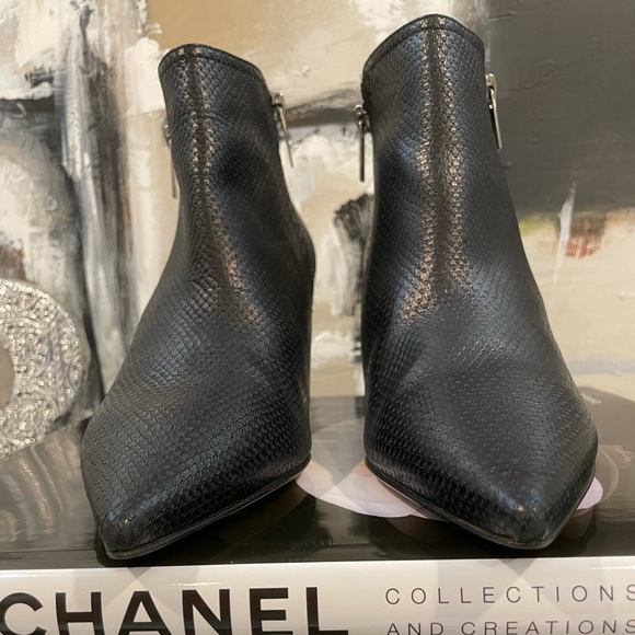 Jimmy Choo Embossed Leather Boots - Picture 6 of 13